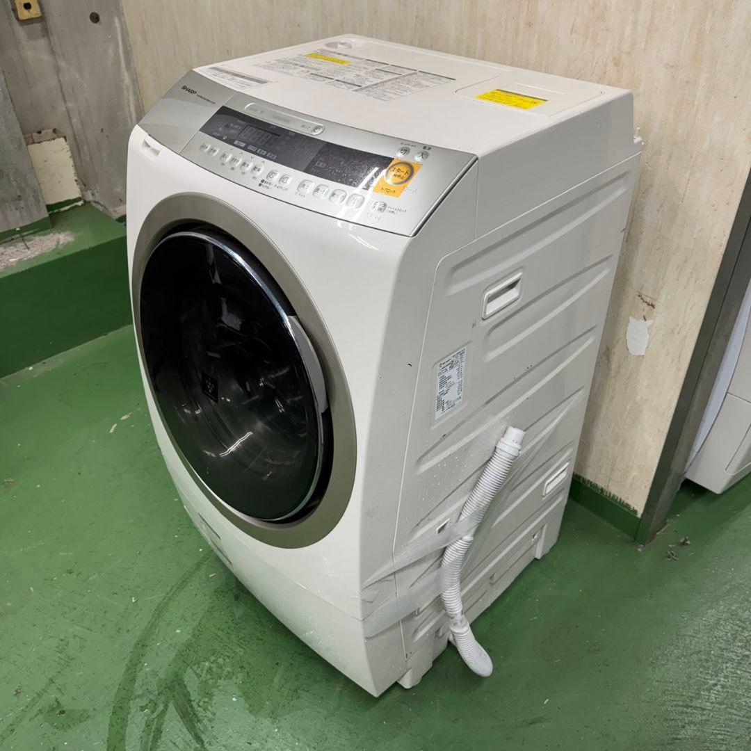 180 関東配送　ドラム式洗濯機　左開き　容量10キロ　乾燥6キロ　半年保証付