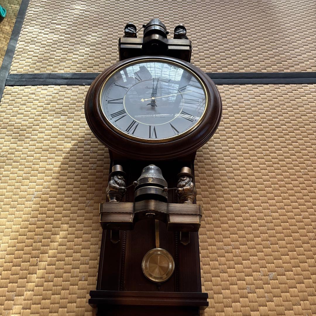 ☆希少　リズム時計　スモールワールド 　掛け時計　SUMO