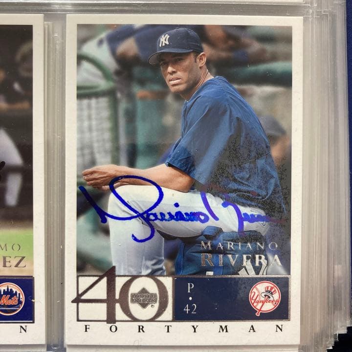 MLB Mariano a サインカード