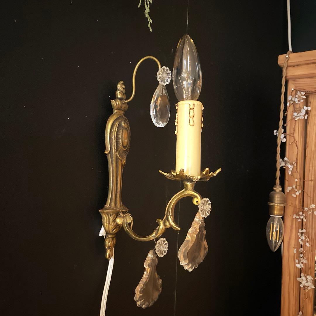 フランスアンティーク　ウォールランプ　1灯照明　A