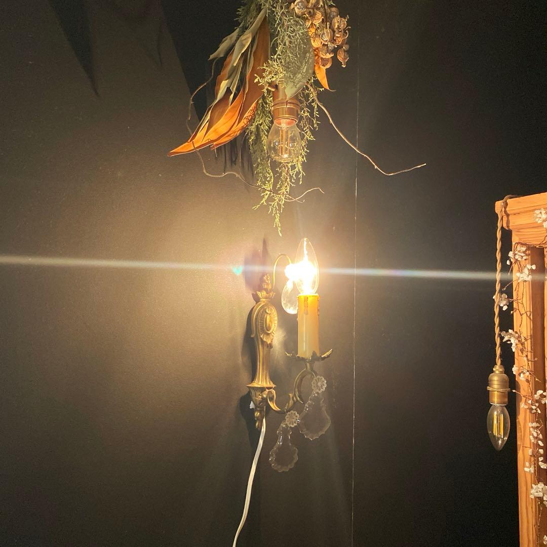 フランスアンティーク　ウォールランプ　1灯照明　A