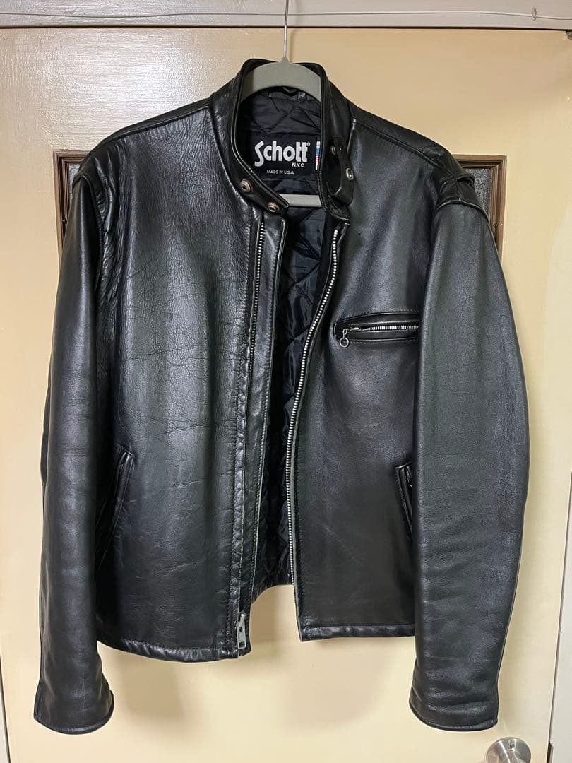 Schott シングルライダース　641Q サイズ42