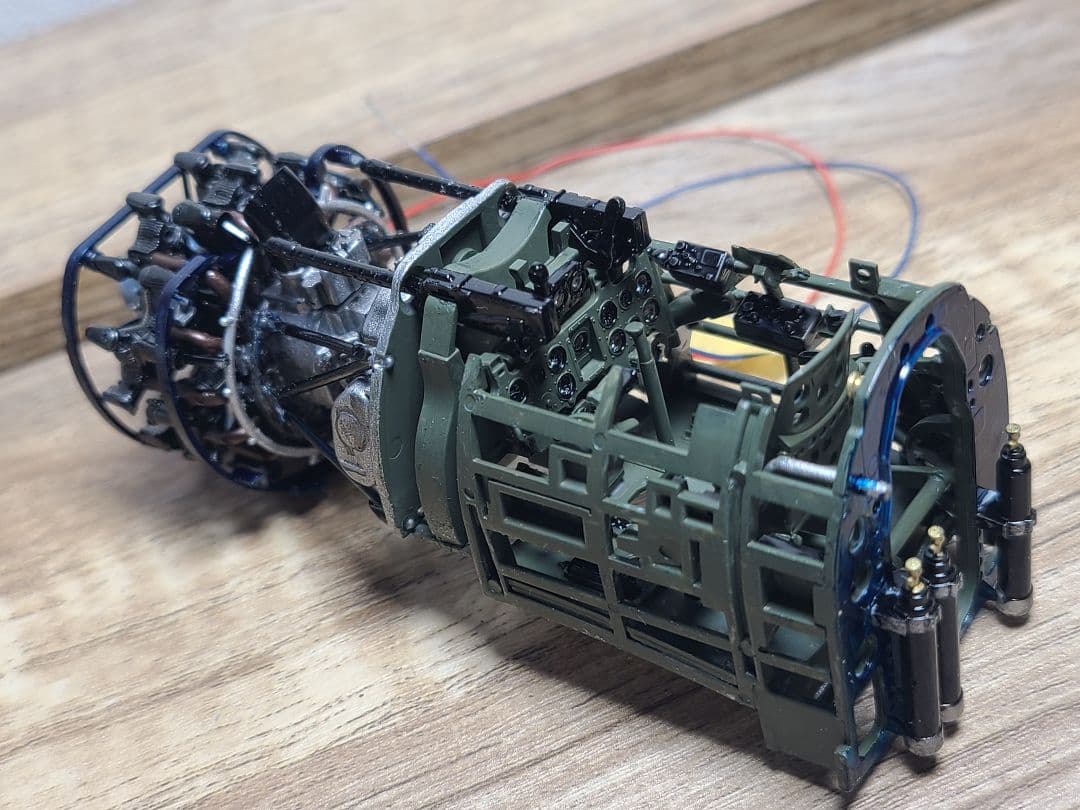 武蔵 タミヤ1/32 零式艦上戦闘機52型 リアルモーターライズ完成品