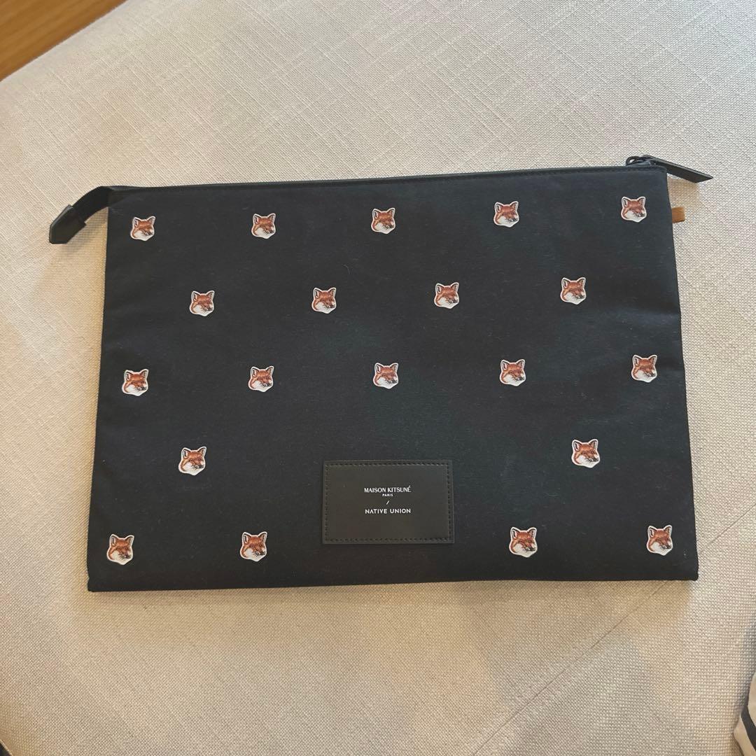 ネイティブユニオン メゾンキツネコラボ★パソコンケース15/16インチ