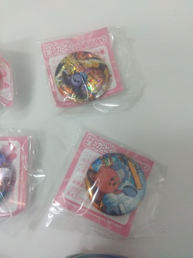 当時物　星のカービィ ホログラムバッヂ　全10種　コンプセット　未開封　アニメ版