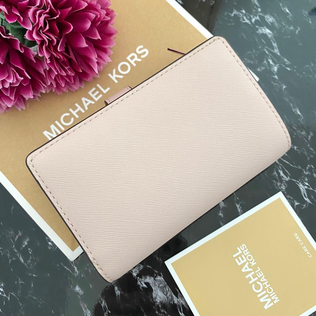 ❤︎ 新品 MICHAEL KORS マイケルコース 財布 折り財布 ライトピンク