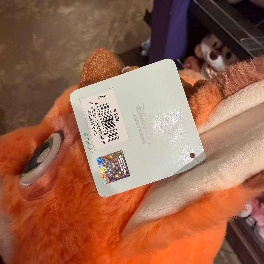 上海ディズニーランド正規品ズートピア ニックぬいぐるみ小さいな旅人シリーズ最新作