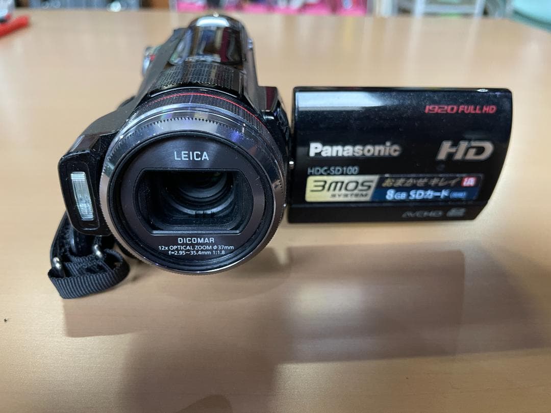 ビデオカメラ パナソニック HDC-SD100 SDカード 録画 ハイビジョン