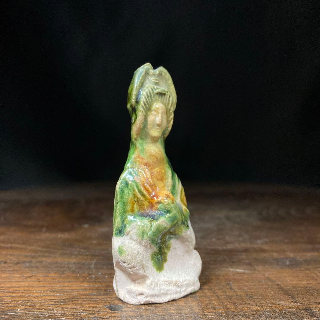 赤札閉店セール❗️【ギャラリー三益】古美術　唐三菜女官座像