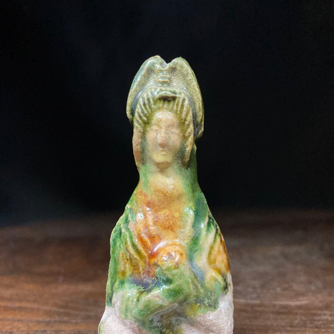 赤札閉店セール❗️【ギャラリー三益】古美術　唐三菜女官座像