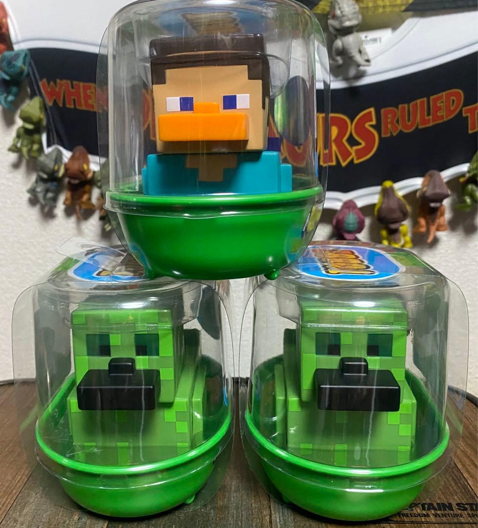 マインクラフト コスプレダック TUBBZ スティーブ クリーパー 3体セット