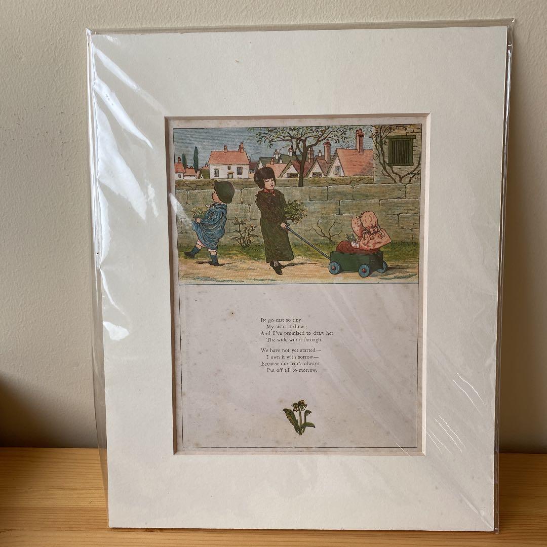 ケイトグリーナウェイ　アンティークプリント