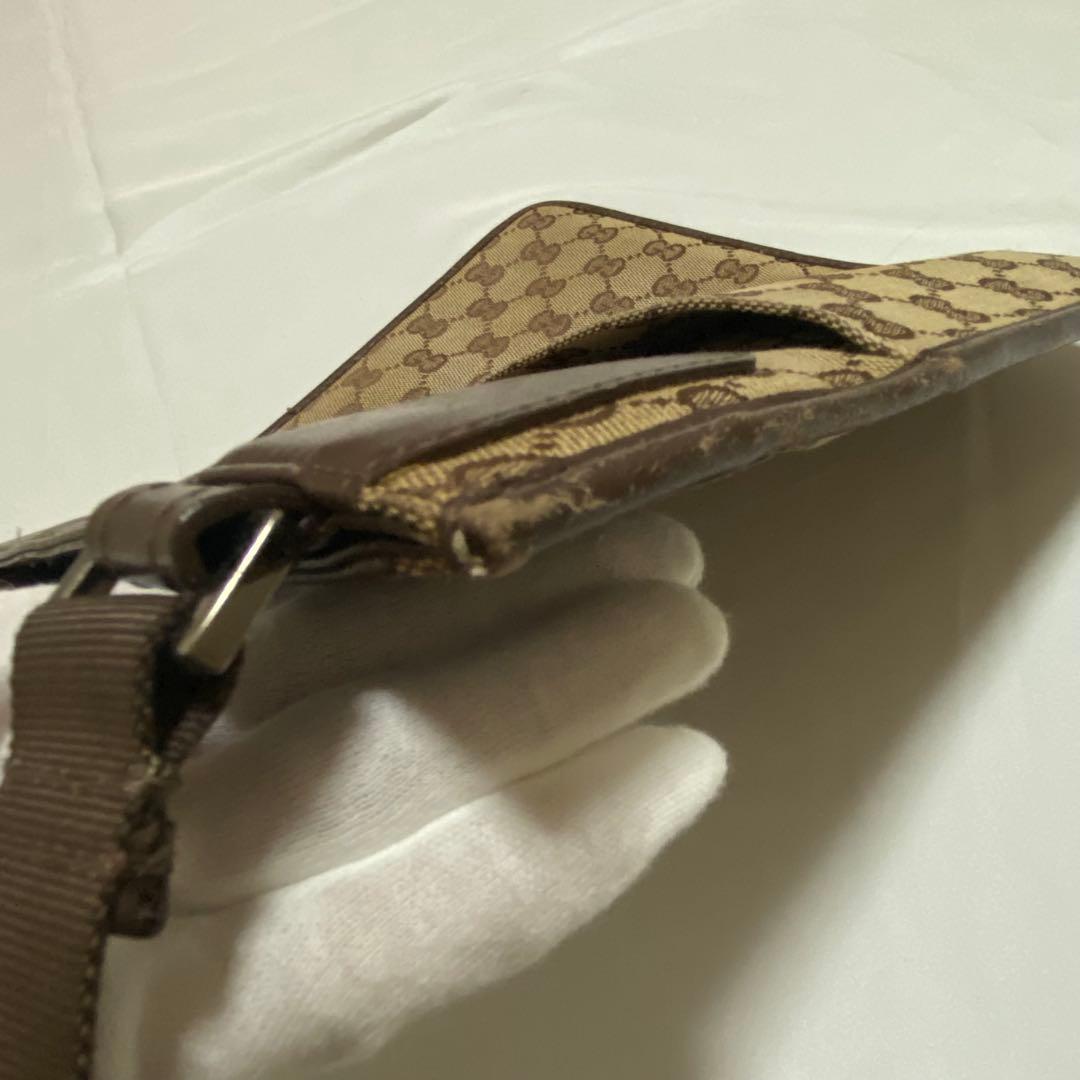 GUCCI グッチ ショルダーバッグ GG柄 ブラウン