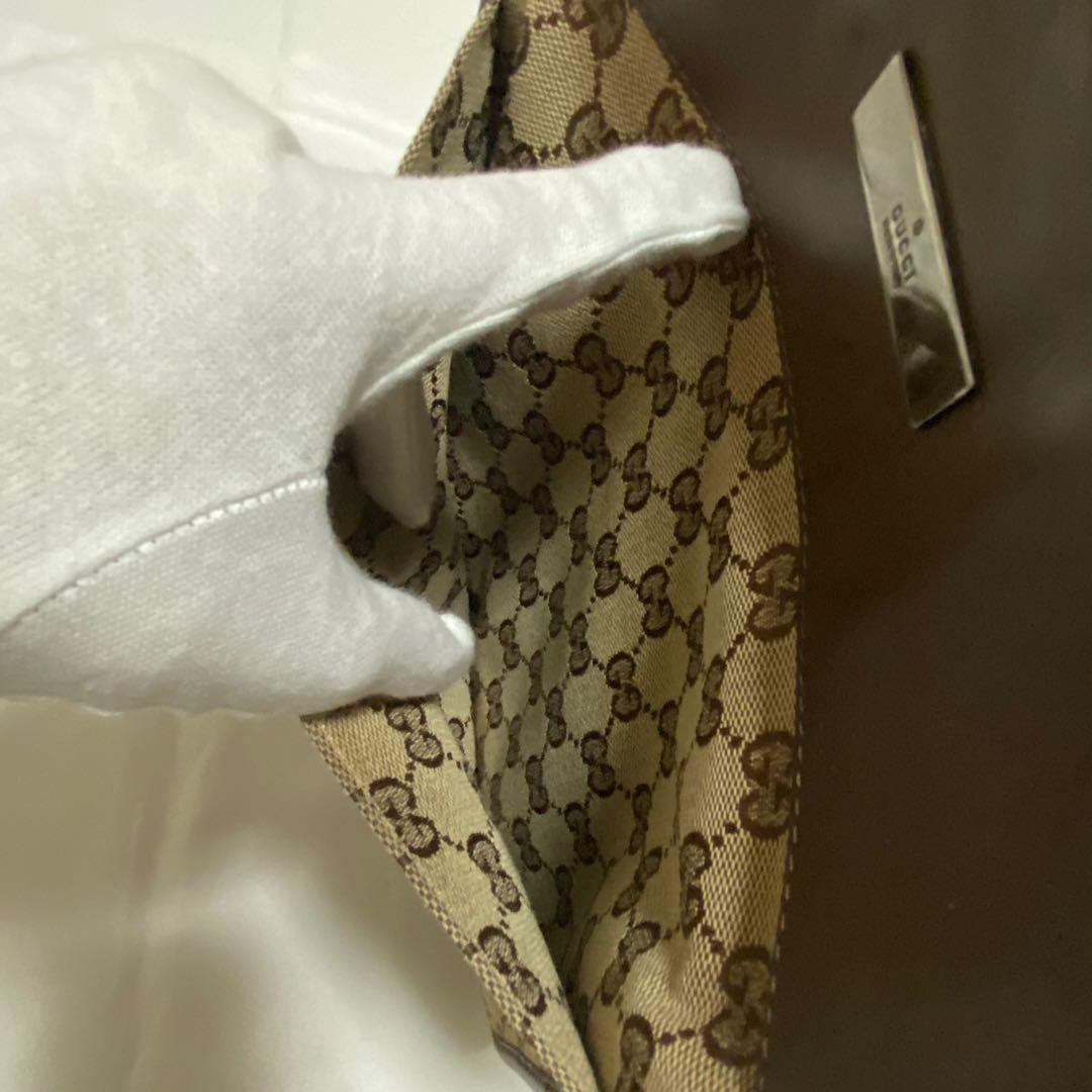GUCCI グッチ ショルダーバッグ GG柄 ブラウン