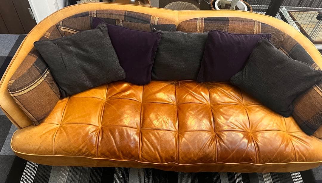 CRASH GATE オピアム 3人掛け ソファ 本革 レザー 関家具