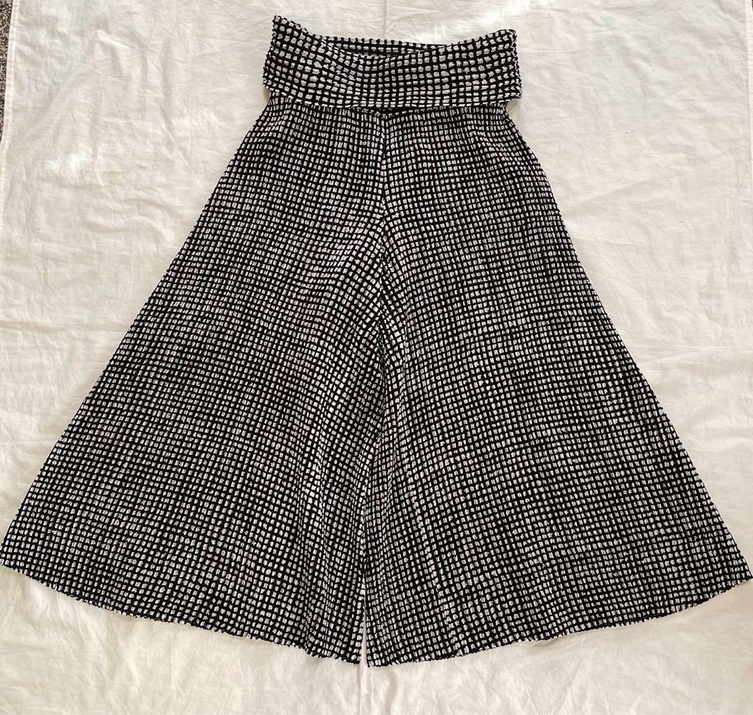 【新品未使用】SPECCHIO スペッチオ　チェック柄 ガウチョパンツ タグ付き