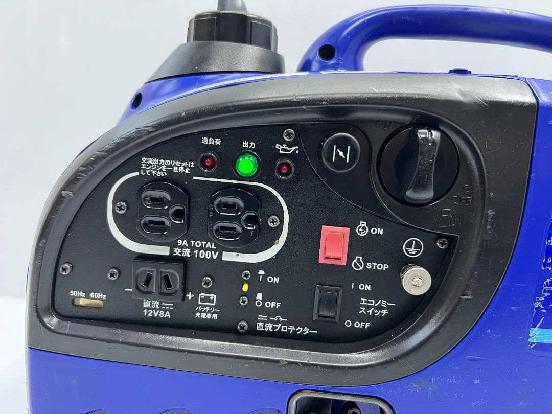 YANMAR ヤンマー インバーター発電機 G900IS 動作良好 ♪ 1213