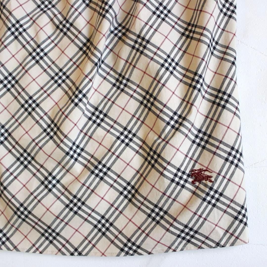 BURBERRY BLUE LABEL タンクトップ ノバチェック ベージュ