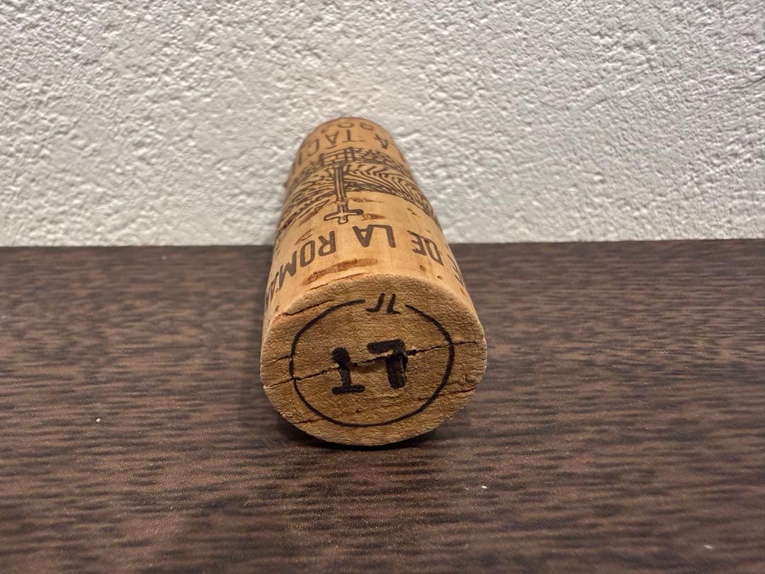 【空瓶コルク有】DRC LA TÂCHE 2017 ラターシュ ロマネ・コンティ