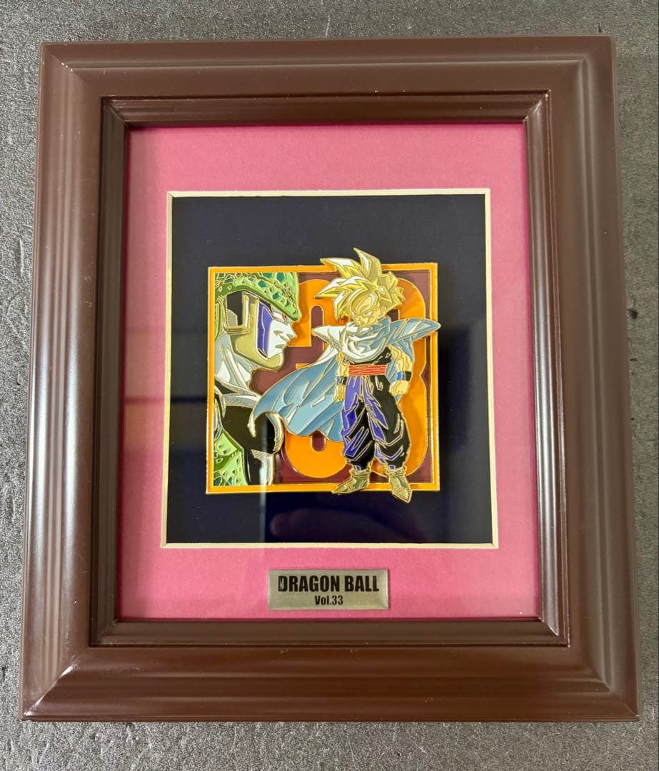ドラゴンボール メタルレリーフアート　Vol.33 孫悟飯　セル　フィギュア