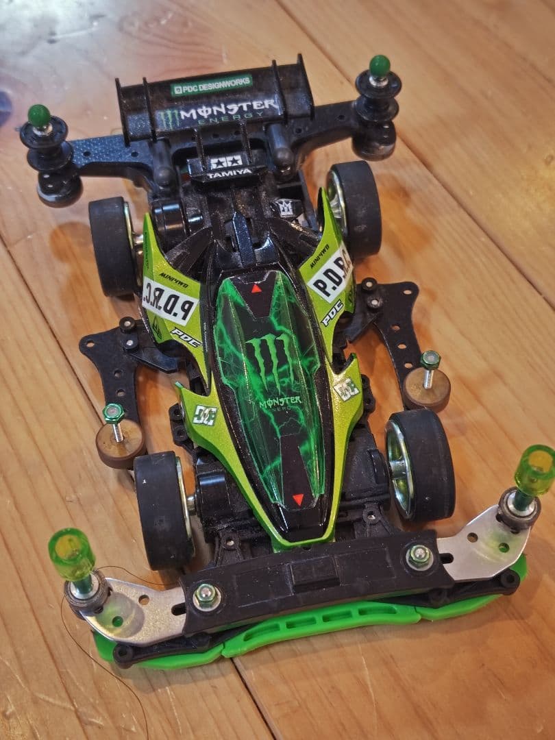 ★値下げミニ四駆　完成品　レイスピアー　B-MAX仕様　MONSTER　カスタム