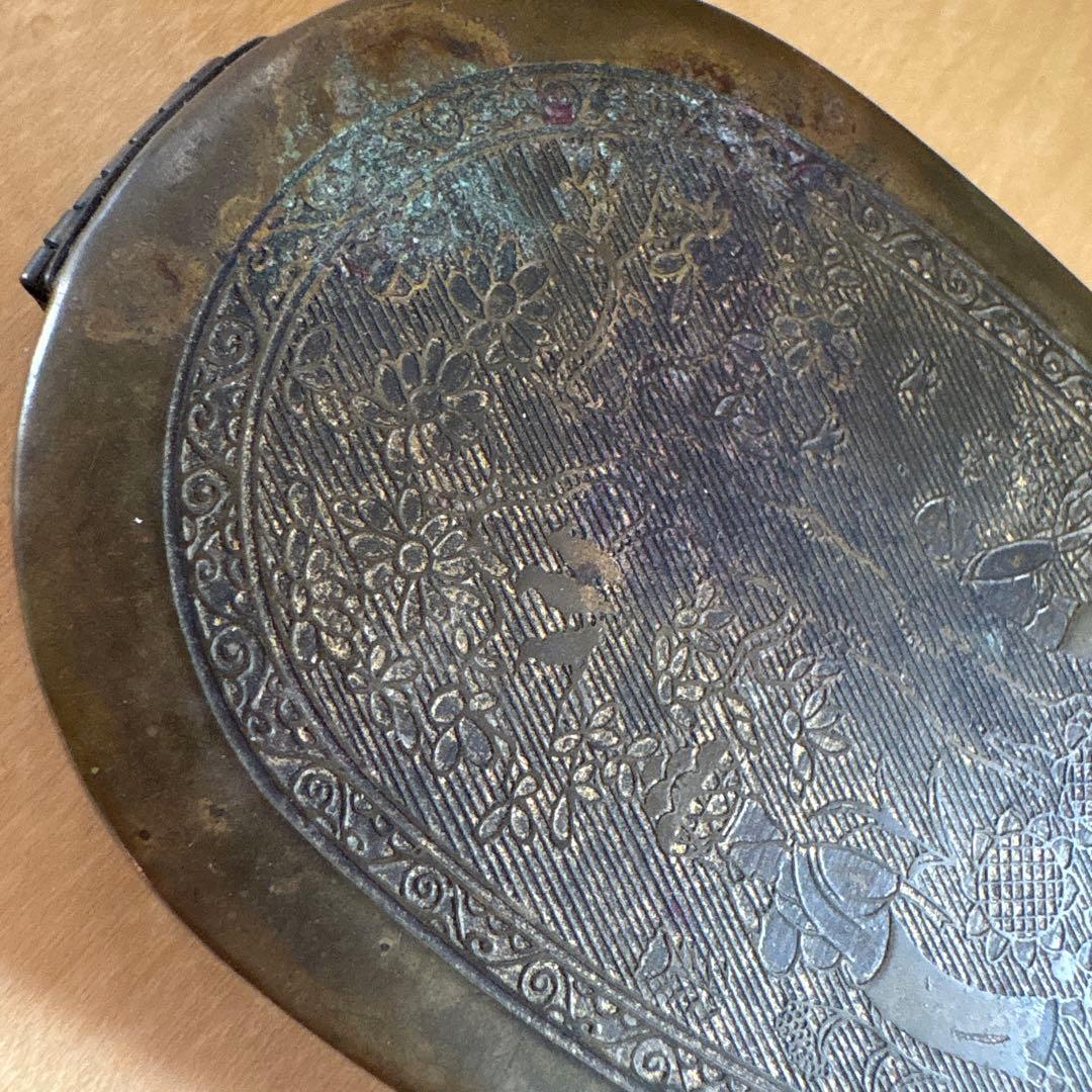 骨董　おしろい　化粧コンパクト　アンティーク　希少　古道具