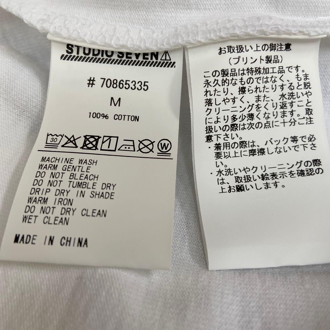 なつ★STUDIO SEVEN★スタジオ セブン　ロンＴ白×オレンジ