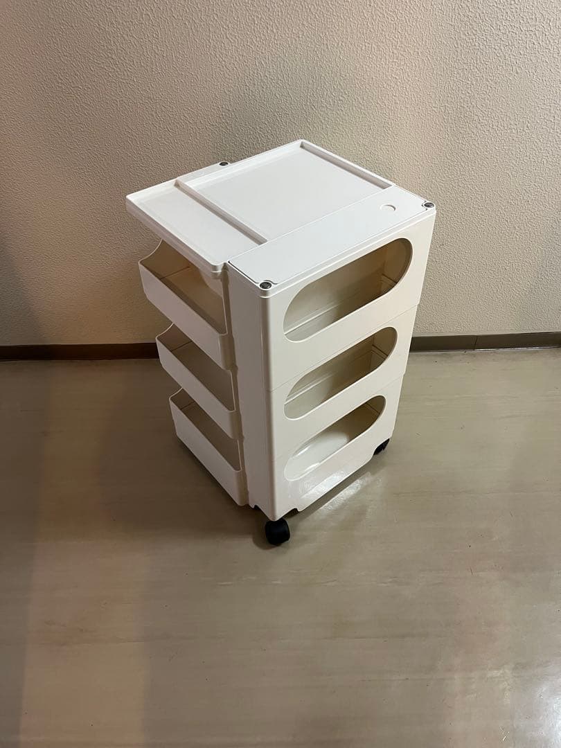 B-LINE BOBY WAGON ホワイト　3段2トレイ