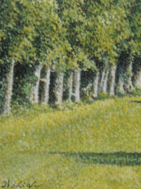 芦田芳生、【朝の古城（ロワール地方　ヴェレッツ城）】