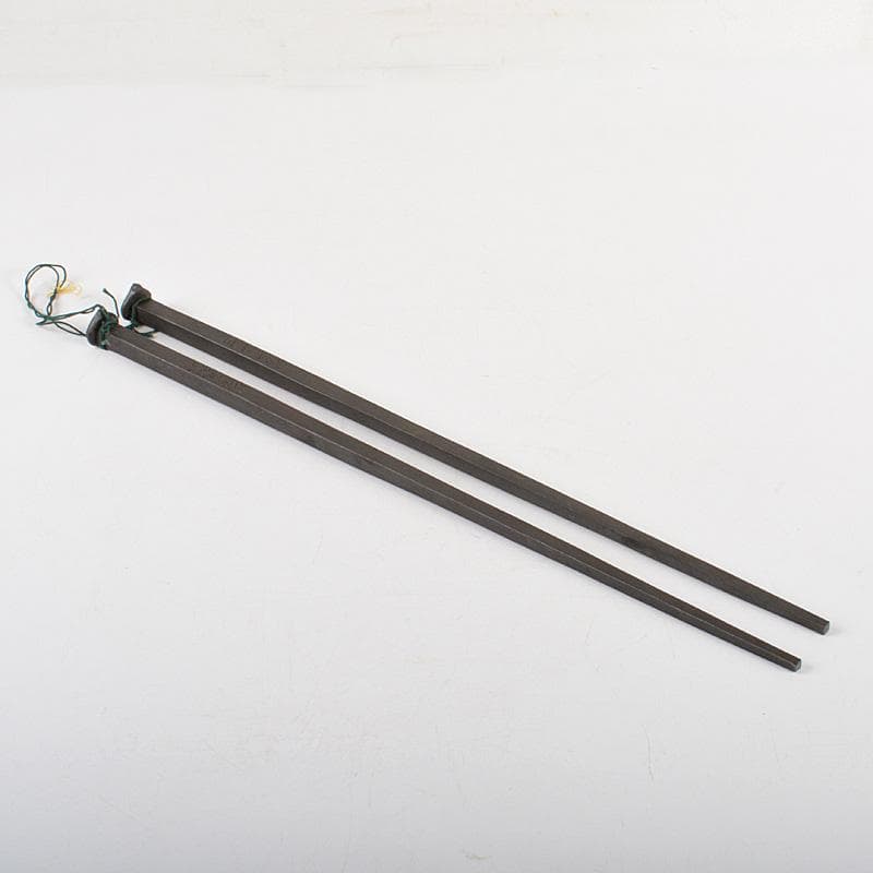 明珍火箸　五十一代　明珍宗之作　鉄製　火箸　共箱　C　6668