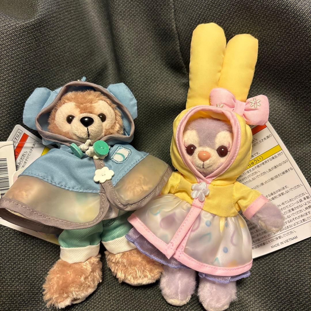 ダッフィーステラルー★ぬいぐるみバッジ ビューティフルレイニーデイズ★新品未使用