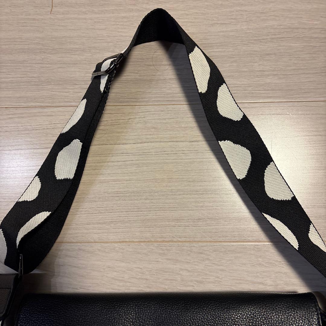 ear PAPILLONNER ダルメ柄　ショルダーバッグ　黒　数回使用