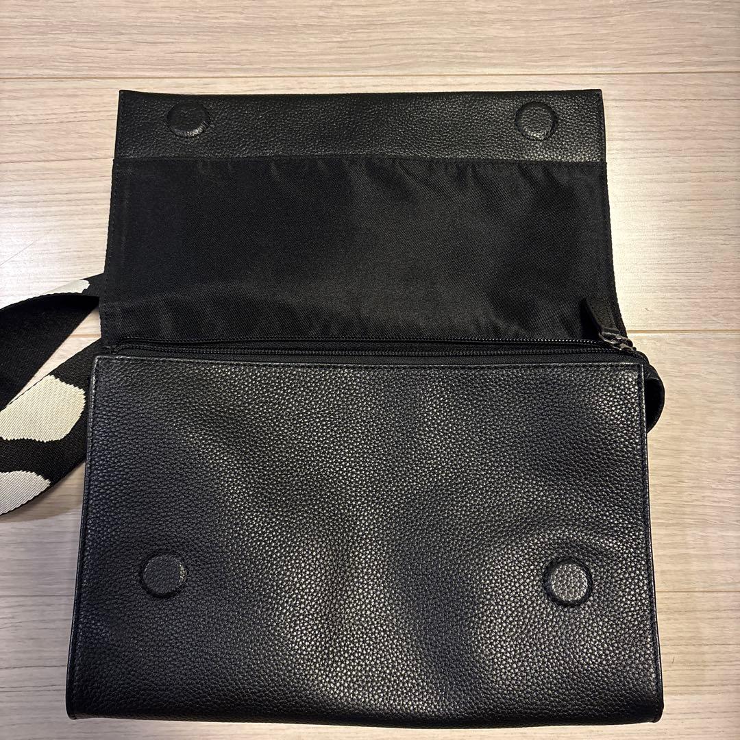 ear PAPILLONNER ダルメ柄　ショルダーバッグ　黒　数回使用