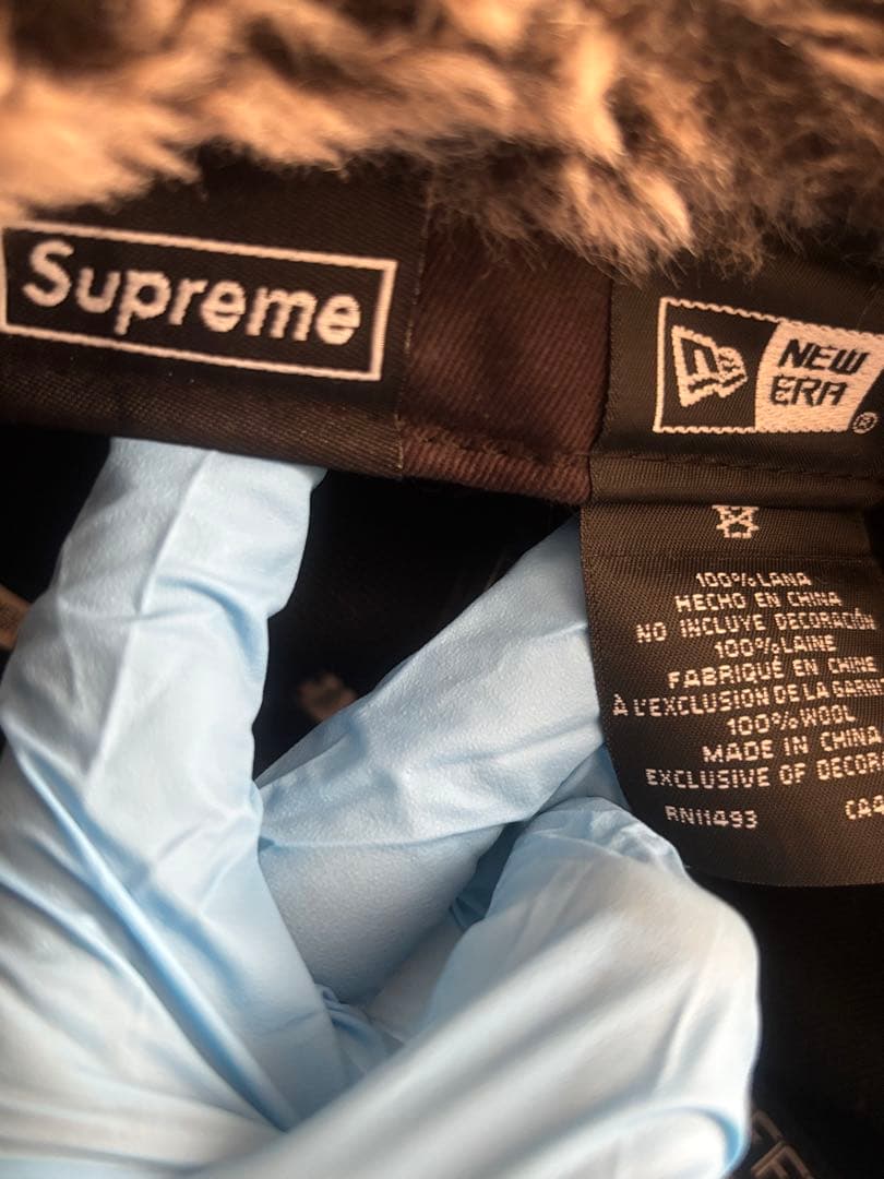 帽子 Supreme ear flap cap NEW ERA 7 3/8