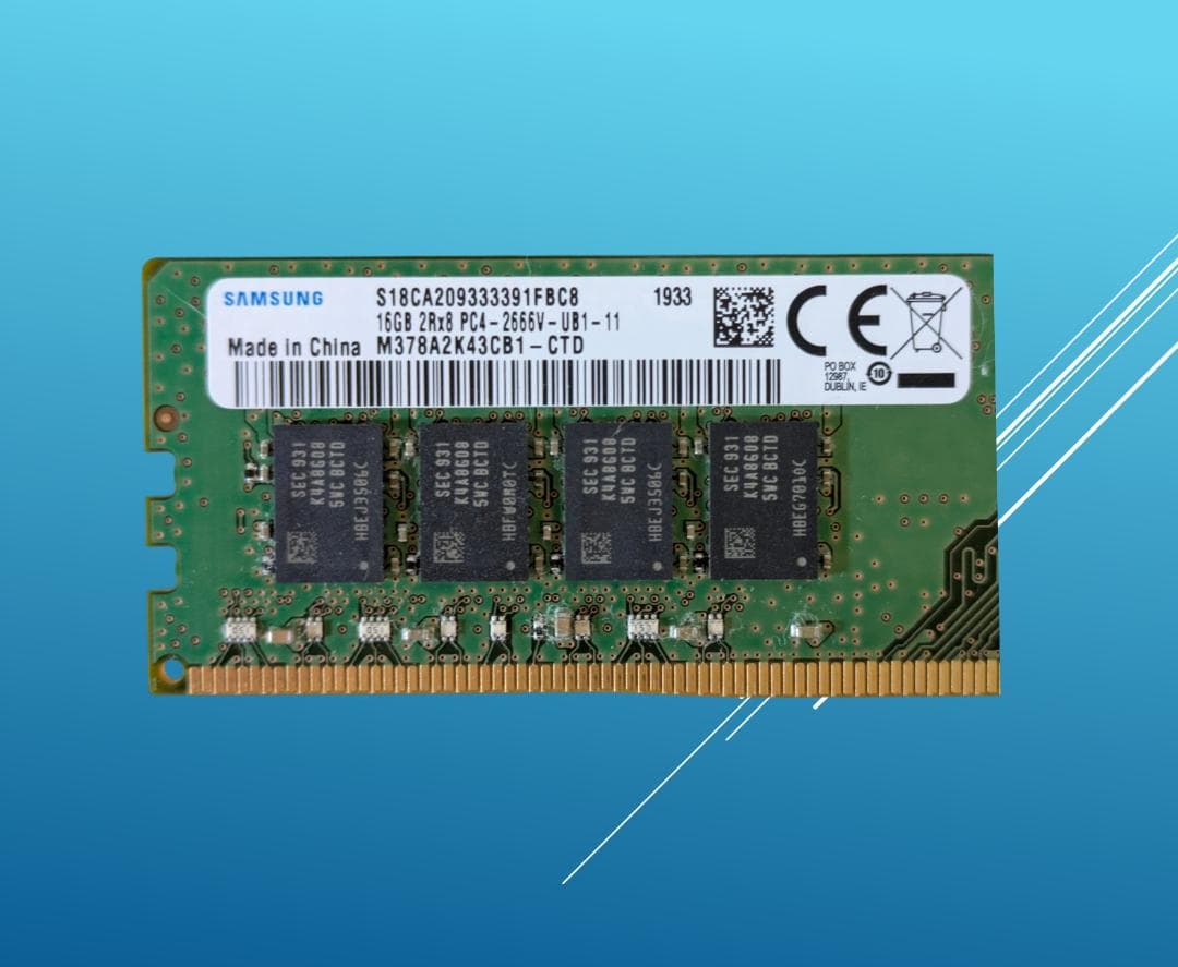 動作確認済みSAMSUNG DDR4 32G(16Gx2)/#31E