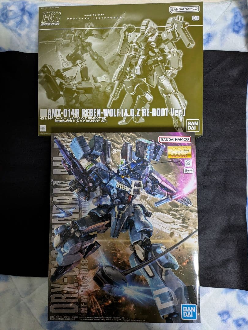 MGガンダムマークⅤ＆HGリーベン・ヴォルフ未組立品セット