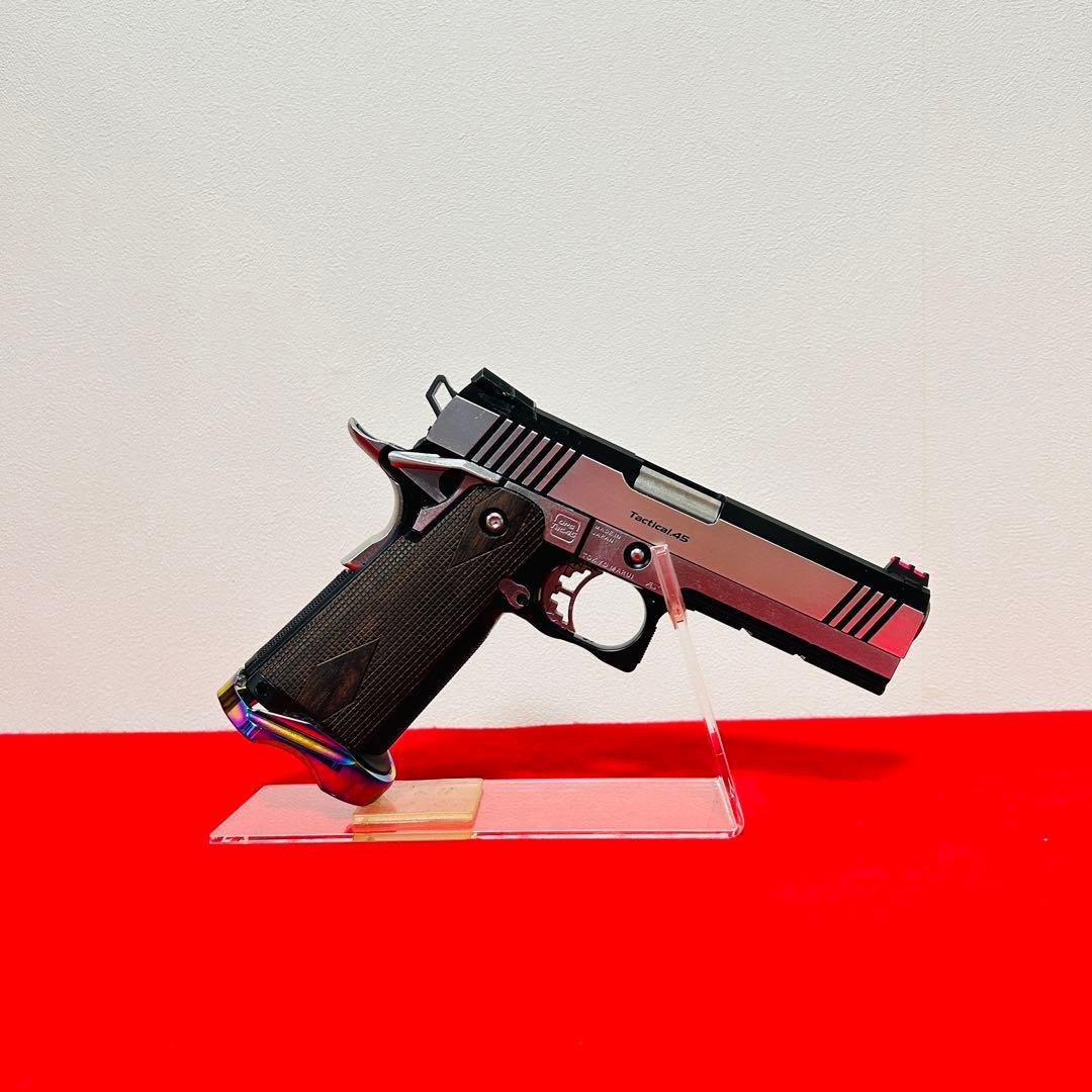 東京マルイ　ハイキャパカスタム　デュアルステンレス　ガスブロ