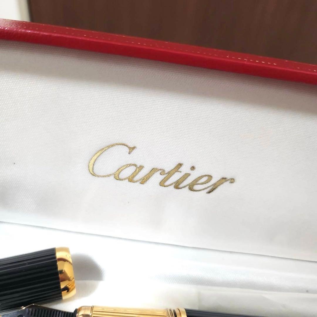 数回使用　カルティエ 万年筆 パシャ ドゥ カルティエ ディアボロ K18