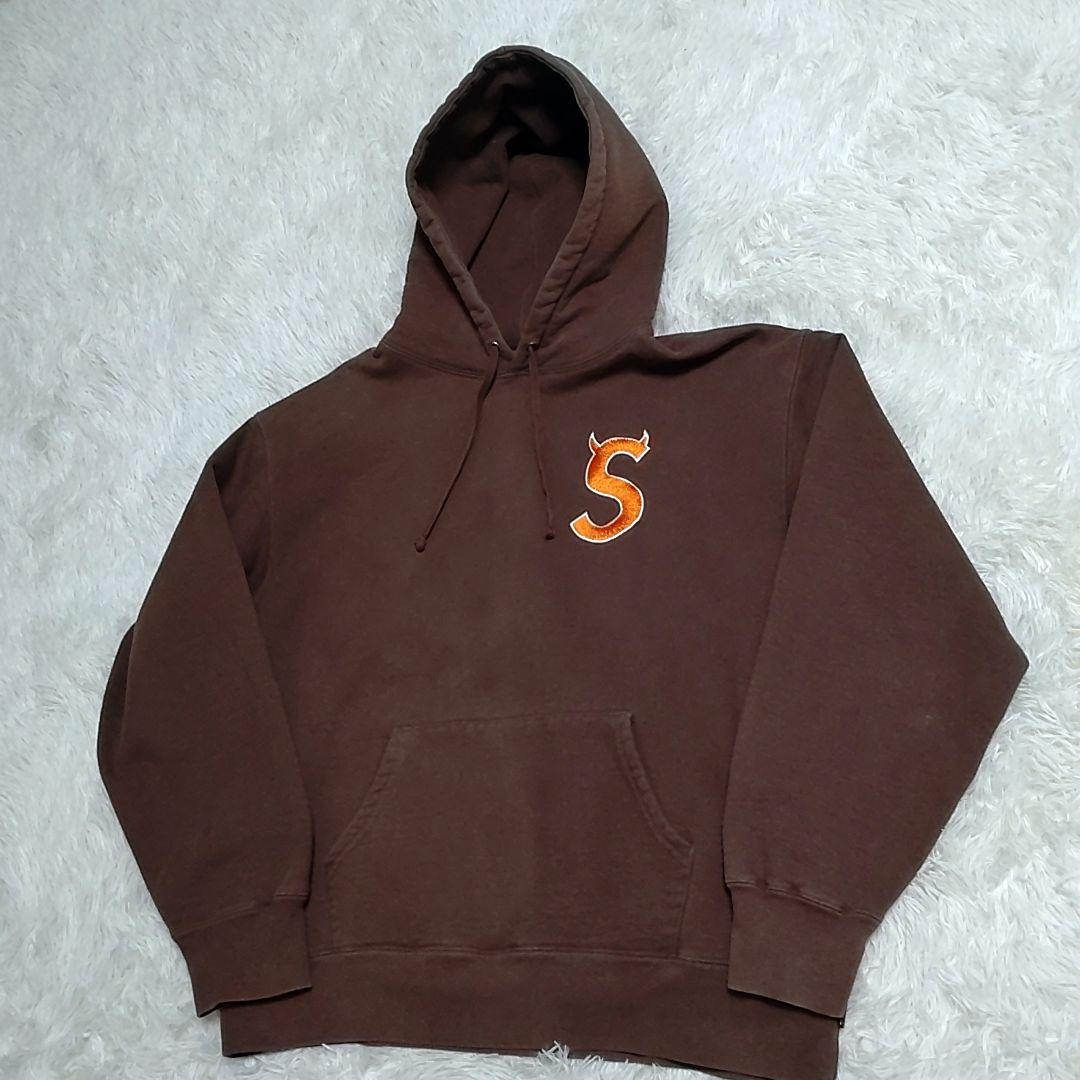 【希少】supreme　デビルパーカー　ツノロゴ　ブラック　堀米雄斗着用