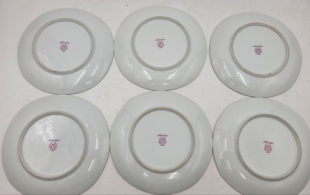 オールドノリタケ　カップ&ソーサー6客　金彩　1954～1966年製