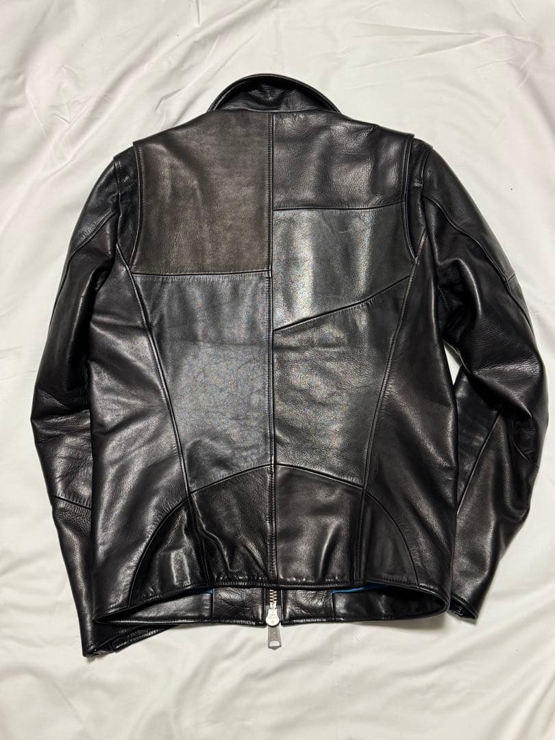 VIRGOwearworks 黒 シングルライダースジャケット