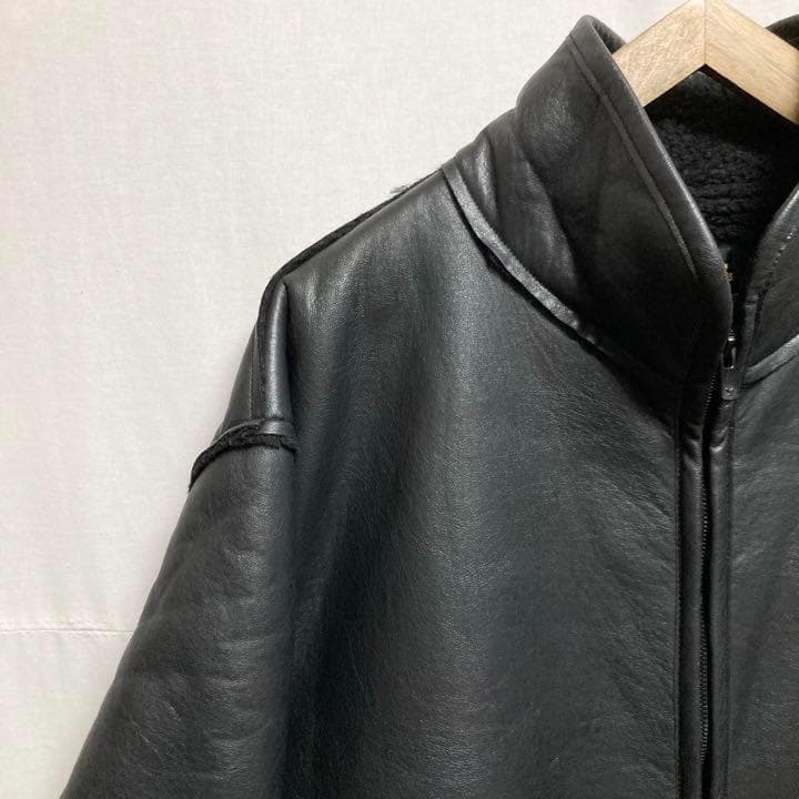 XLサイズ！Needles フェイクレザースタンドボアジャケット
