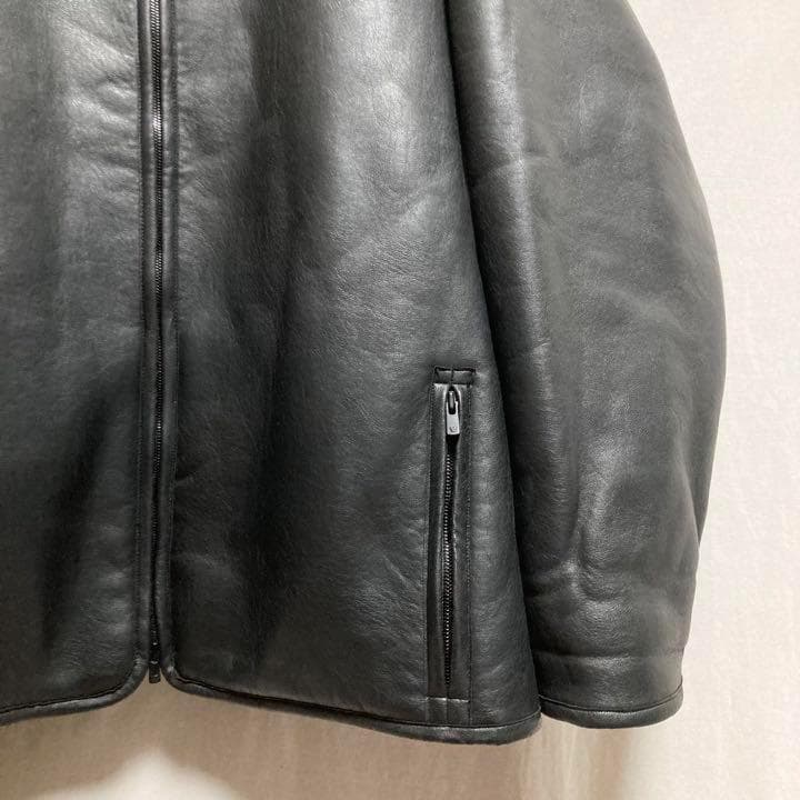 XLサイズ！Needles フェイクレザースタンドボアジャケット