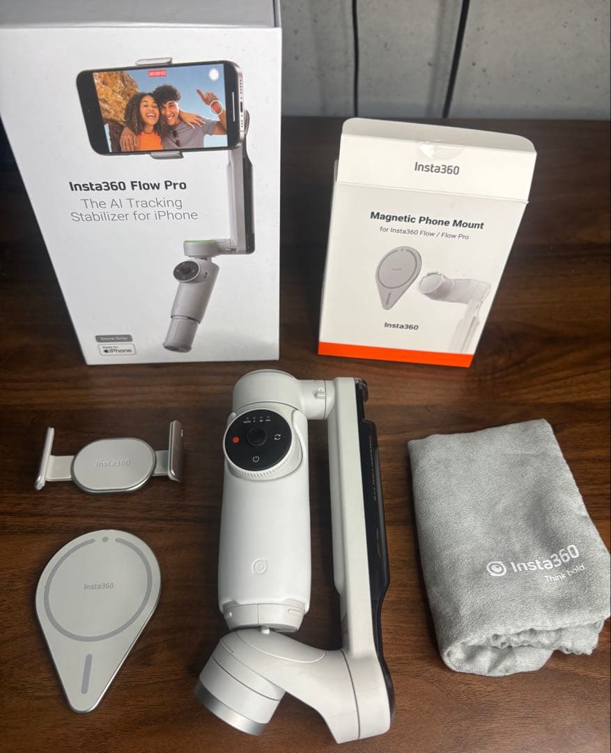 【美品】Insta360 Flow Pro ジンバル フルセット