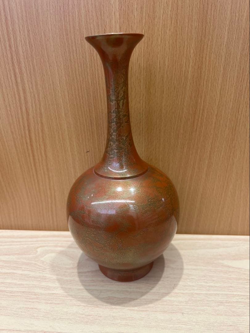 高岡銅器 銅製花瓶 伝統工芸品