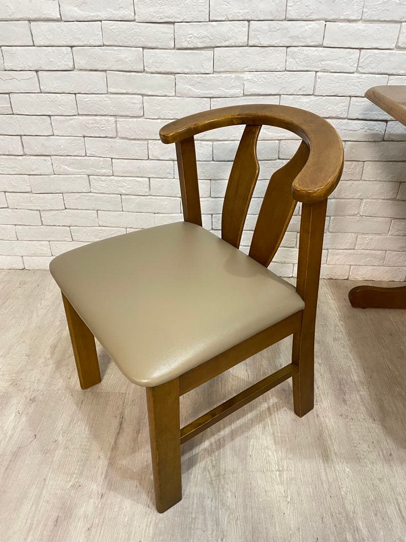 【東京都23区配送無料】ビンテージ　ダイニングテーブル　チェア　セット　机　椅子