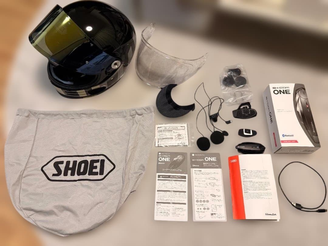 【NH】【SHOEI】グラムスター（L）＆B+COM ONE【美品】