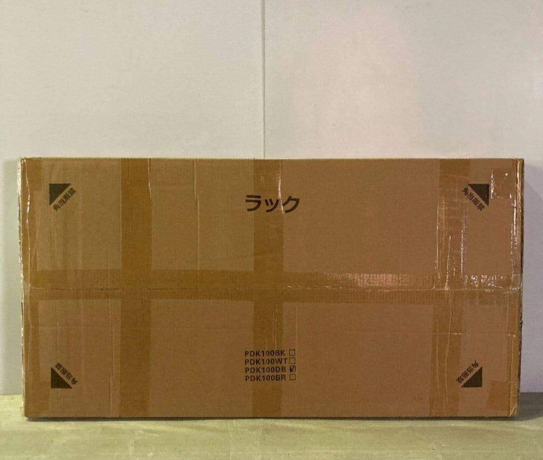 【新品】セール❤パソコンデスク 収納ラックダークブラウン デスクワーク シンプル