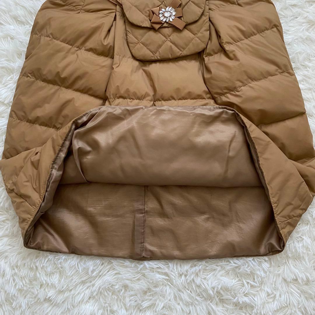 エムズグレイシー キルティングスカート　ポシェット　大きいサイズ　ビジュー