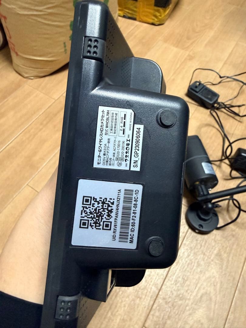 MASPRO ワイヤレスカメラ 2台セット モニター付き